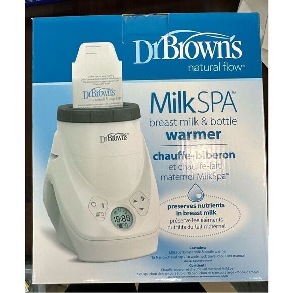 NIB Dr. Brown's Natural Flow Milk Spa Breast Milk & Bottle Warmer with Even and - Picture 1 of 4